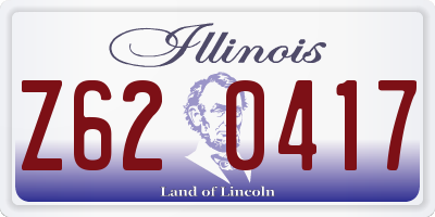 IL license plate Z620417