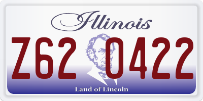 IL license plate Z620422