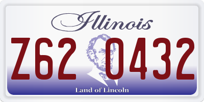 IL license plate Z620432