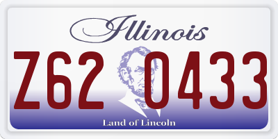 IL license plate Z620433