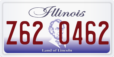 IL license plate Z620462
