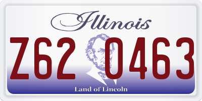 IL license plate Z620463