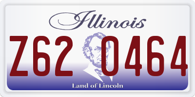 IL license plate Z620464