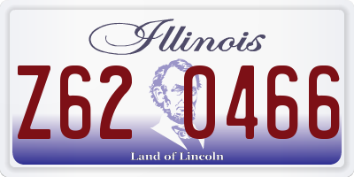 IL license plate Z620466