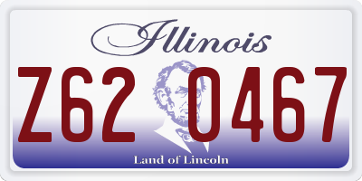IL license plate Z620467