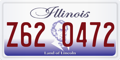 IL license plate Z620472