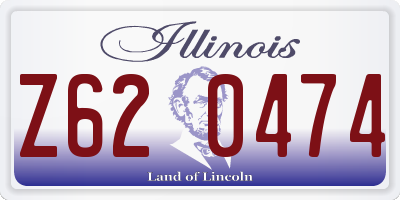 IL license plate Z620474