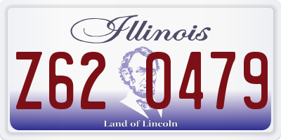 IL license plate Z620479