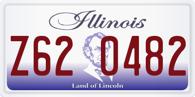 IL license plate Z620482