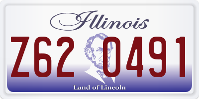 IL license plate Z620491