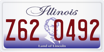 IL license plate Z620492