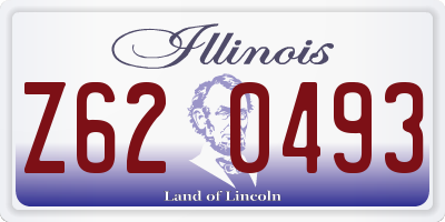 IL license plate Z620493