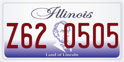 IL license plate Z620505