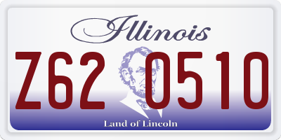 IL license plate Z620510
