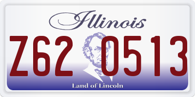 IL license plate Z620513