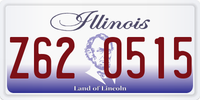IL license plate Z620515