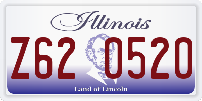 IL license plate Z620520