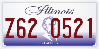 IL license plate Z620521