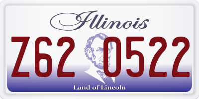 IL license plate Z620522