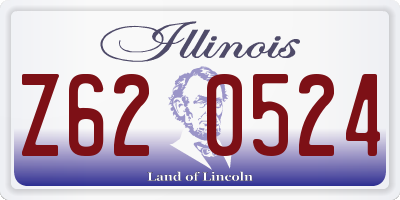 IL license plate Z620524