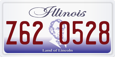IL license plate Z620528