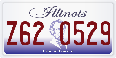 IL license plate Z620529