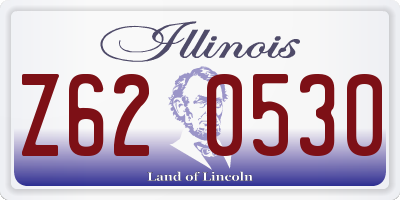 IL license plate Z620530