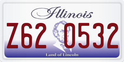IL license plate Z620532