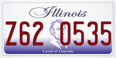 IL license plate Z620535