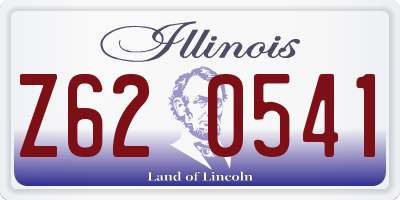 IL license plate Z620541