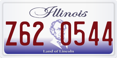IL license plate Z620544