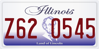 IL license plate Z620545
