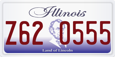 IL license plate Z620555