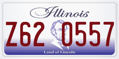IL license plate Z620557