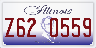 IL license plate Z620559
