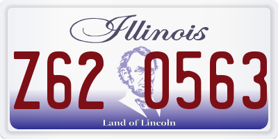 IL license plate Z620563