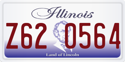 IL license plate Z620564