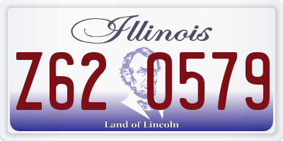 IL license plate Z620579