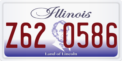 IL license plate Z620586