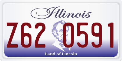 IL license plate Z620591
