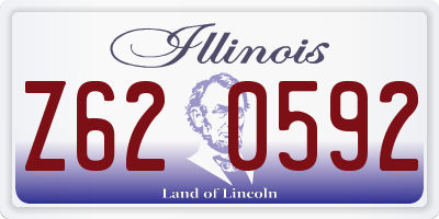 IL license plate Z620592