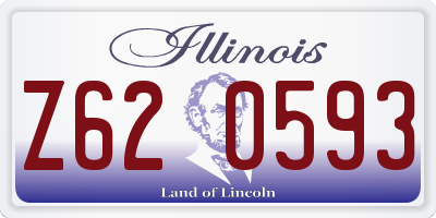 IL license plate Z620593
