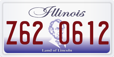 IL license plate Z620612