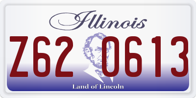 IL license plate Z620613