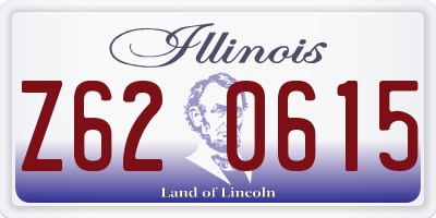 IL license plate Z620615