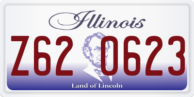 IL license plate Z620623