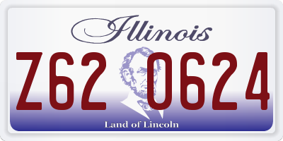 IL license plate Z620624