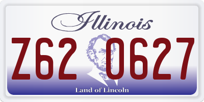 IL license plate Z620627