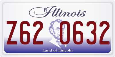 IL license plate Z620632