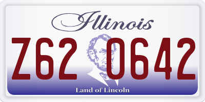 IL license plate Z620642